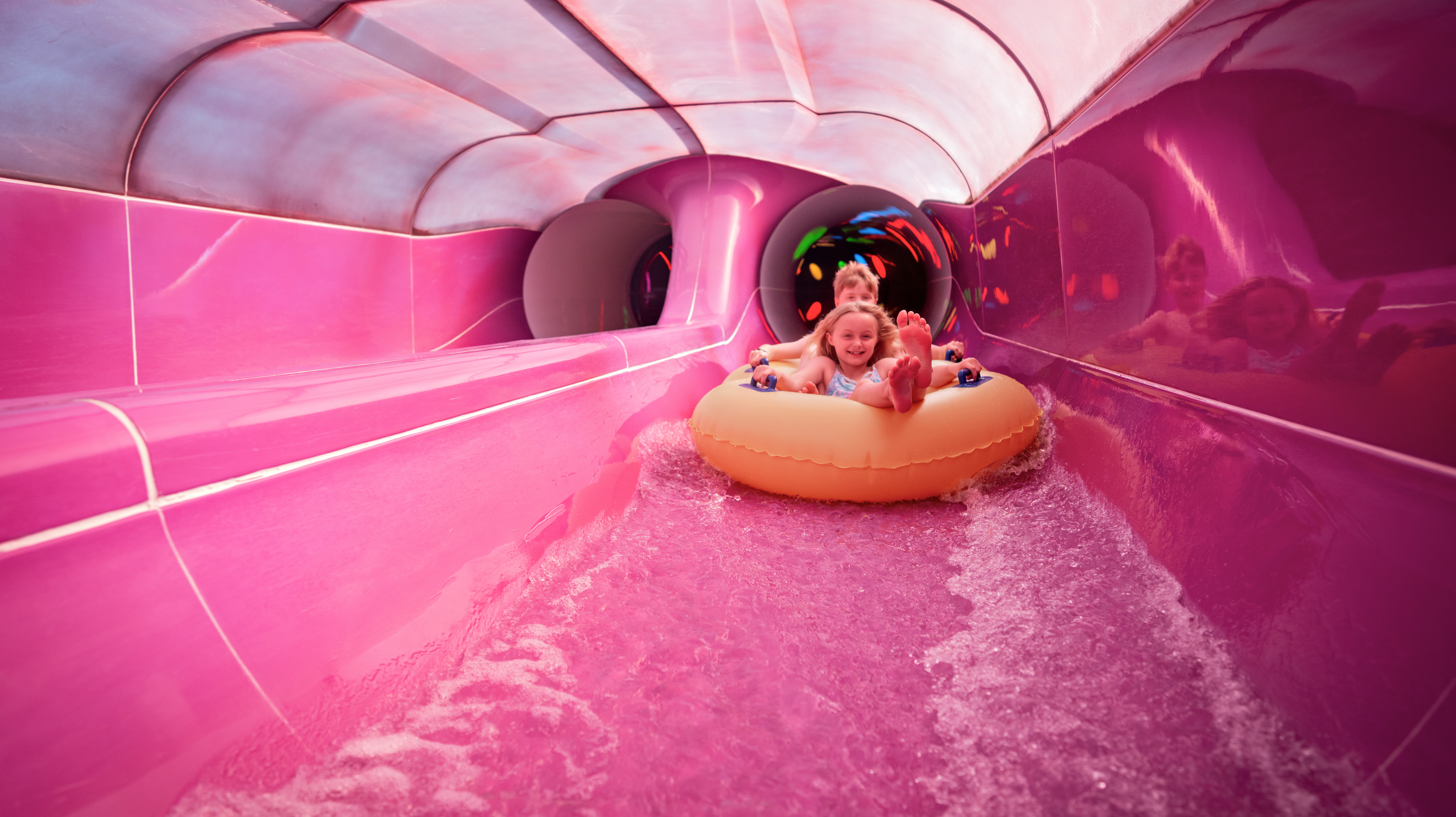 Inner Tube Parallel Pursuit, Bavarian Blast at Bavarian Inn, Frankenmuth, USA