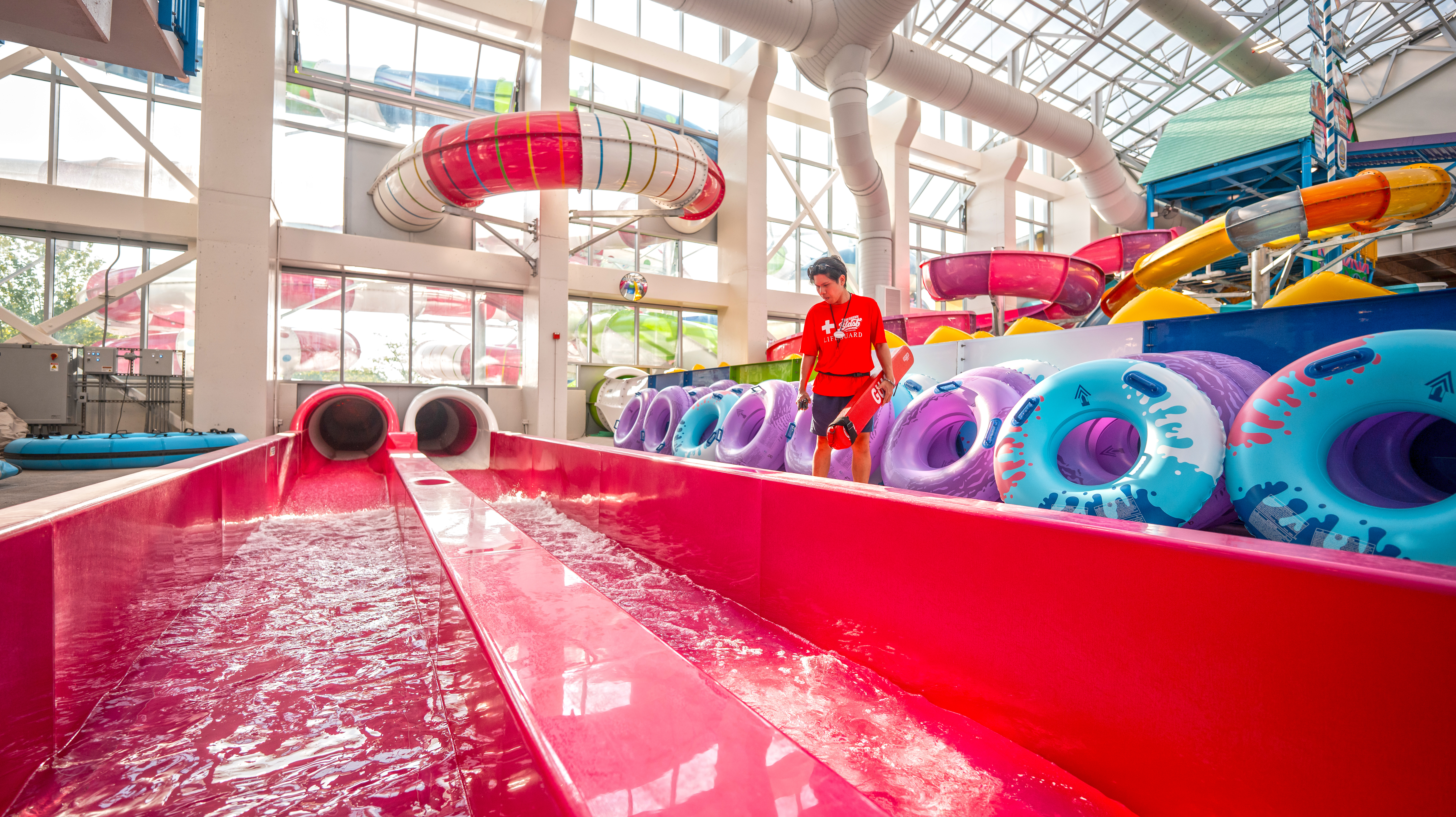 Inner Tube Parallel Pursuit, Bavarian Blast at Bavarian Inn, Frankenmuth, USA