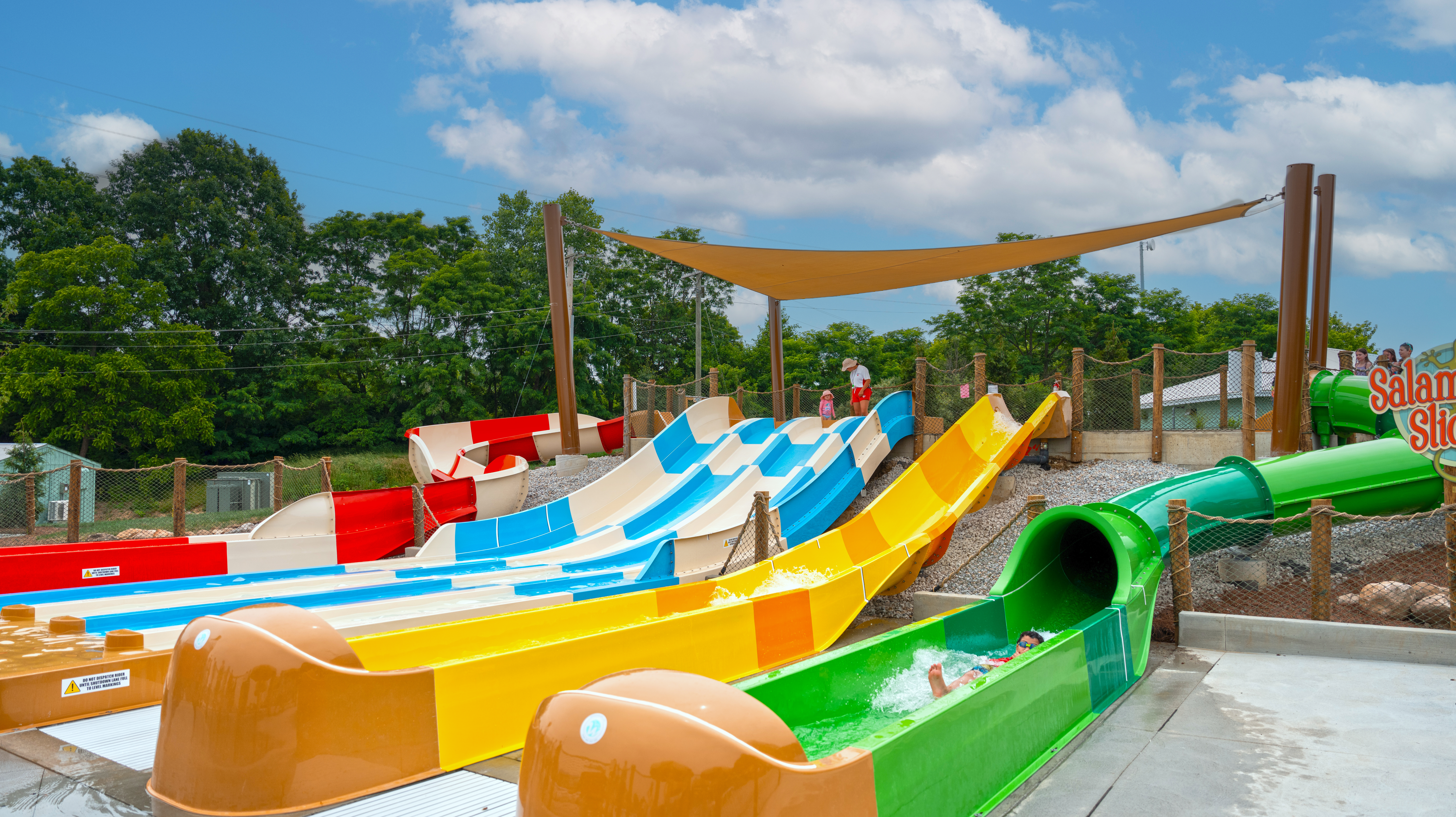 Kids' Slides, Kings Island's Soak City Water Park, Mason, USA