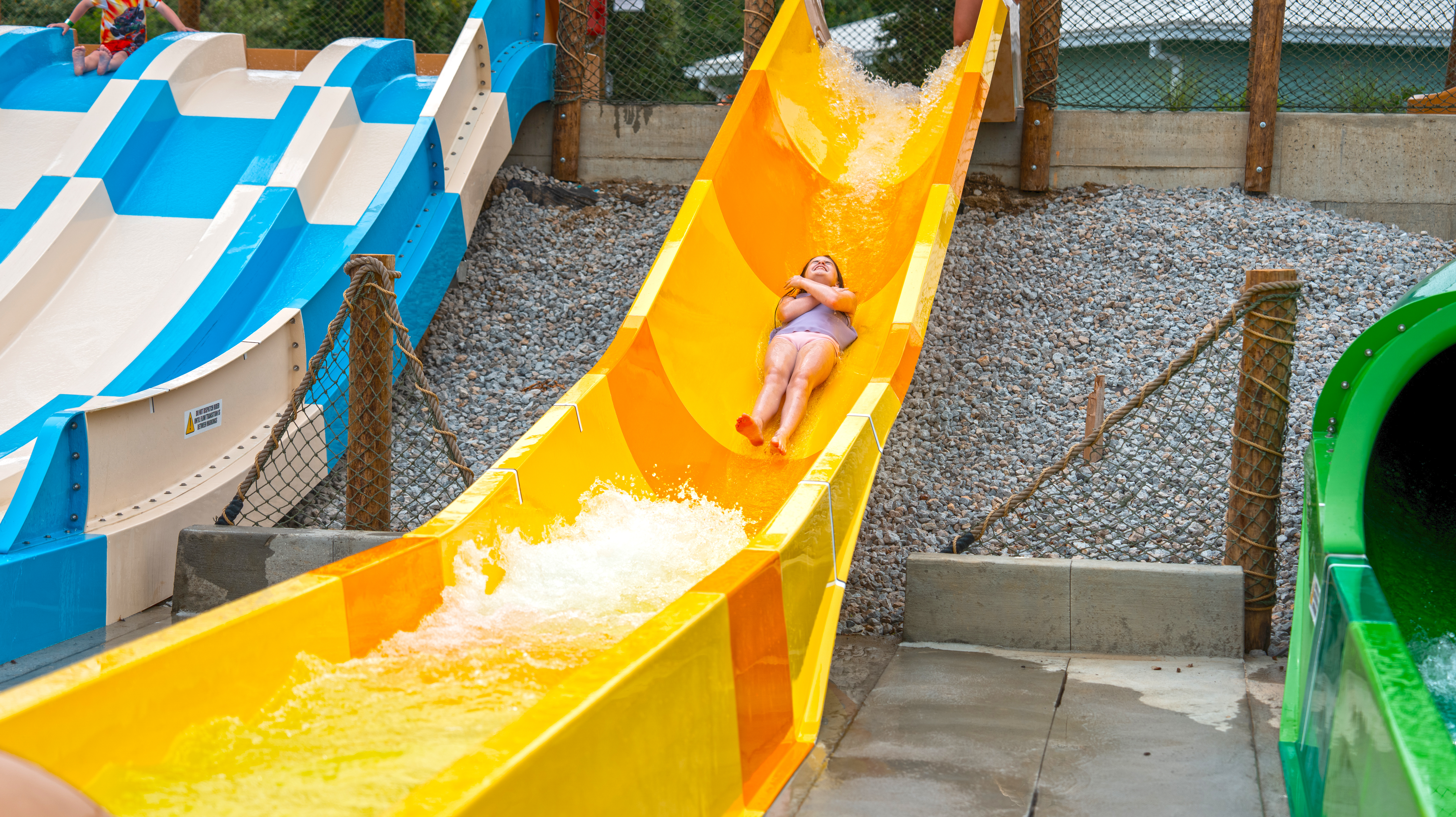 Mini Body Slide, Kings Island's Soak City Water Park, Mason, USA