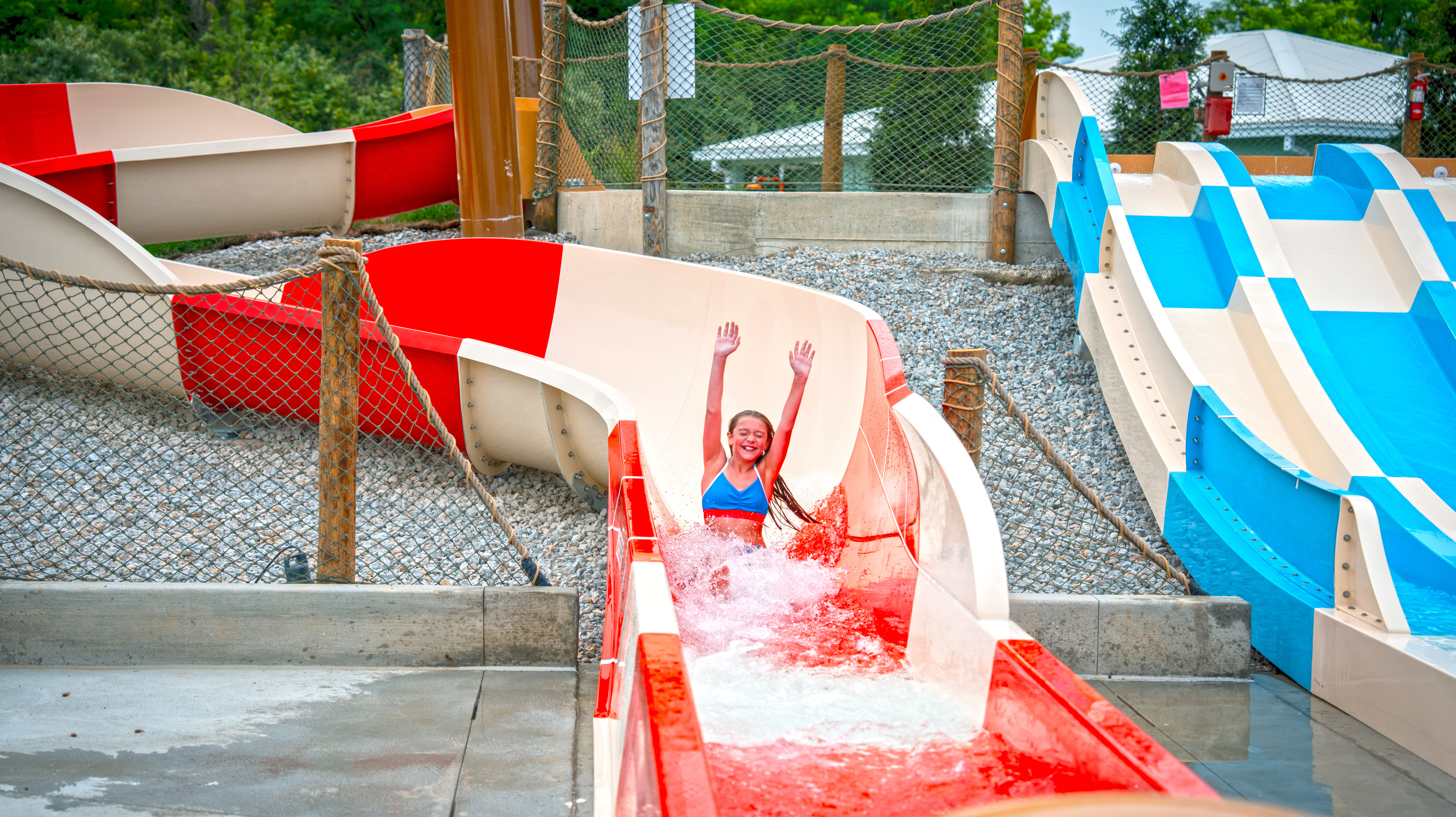 Mini Body Slide, Kings Island's Soak City Water Park, Mason, USA