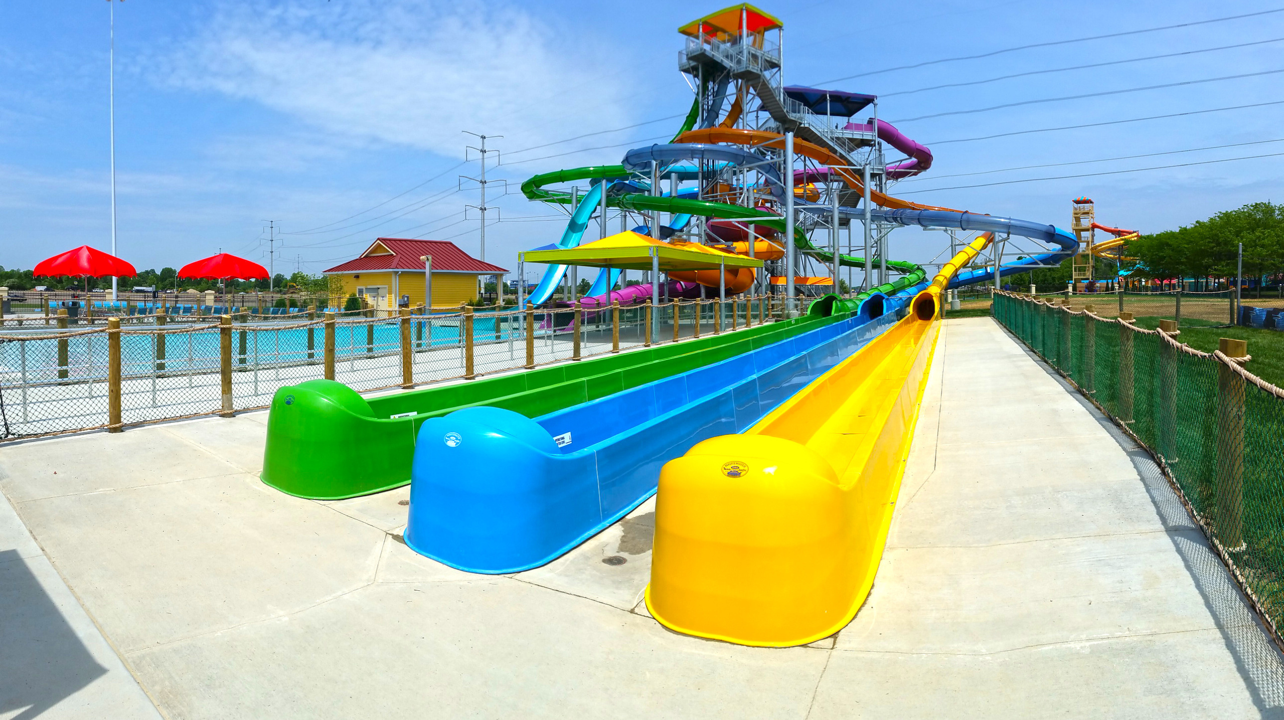 Slide Tower, Kings Island's Soak City Water Park, Mason, USA
