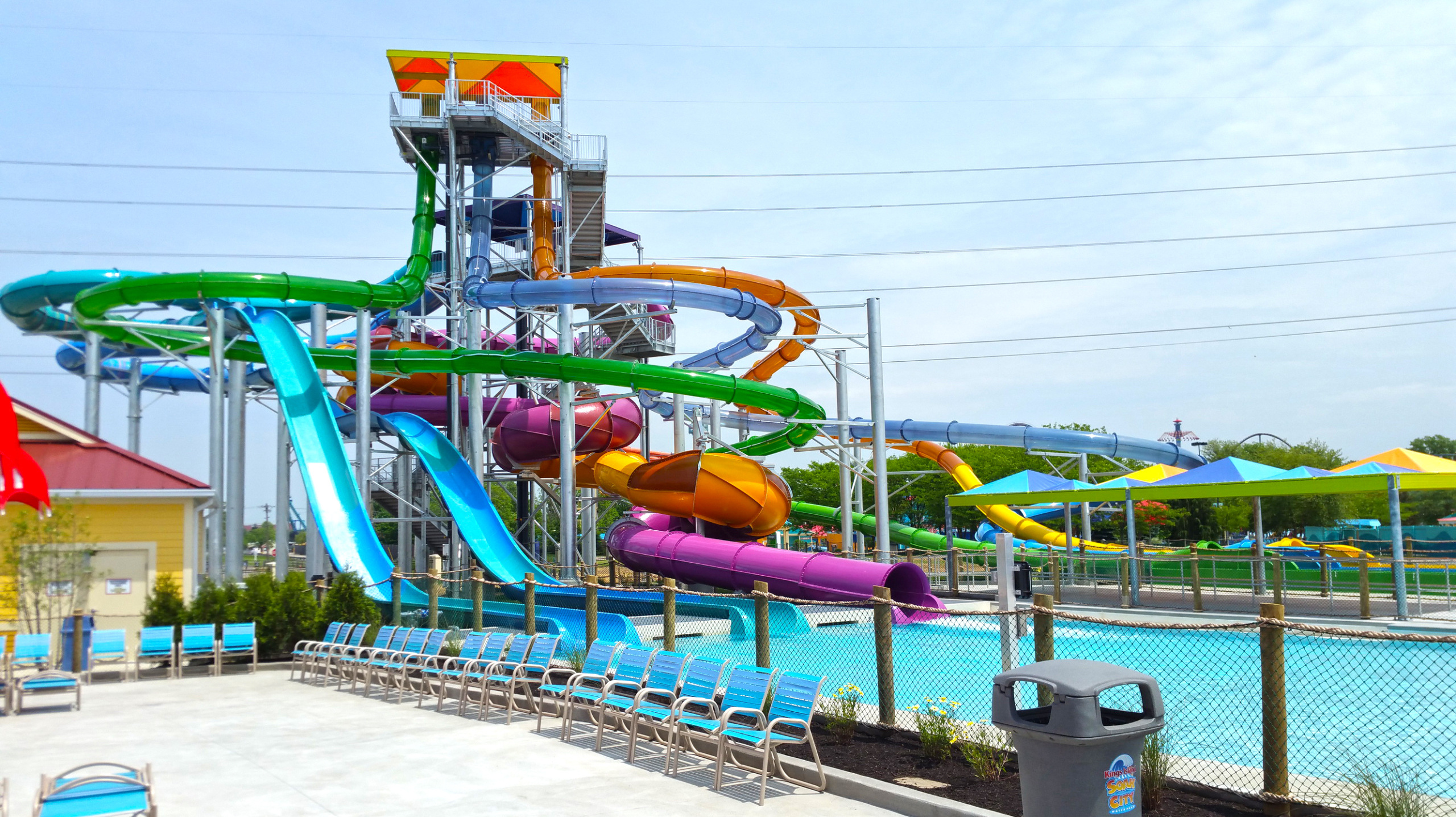 Slide Tower, Kings Island's Soak City Water Park, Mason, USA