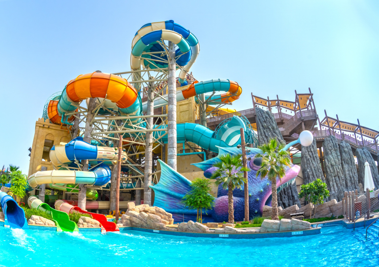 Slide Tower, Yas Waterworld, Abu Dhabi, UAE, Photo21