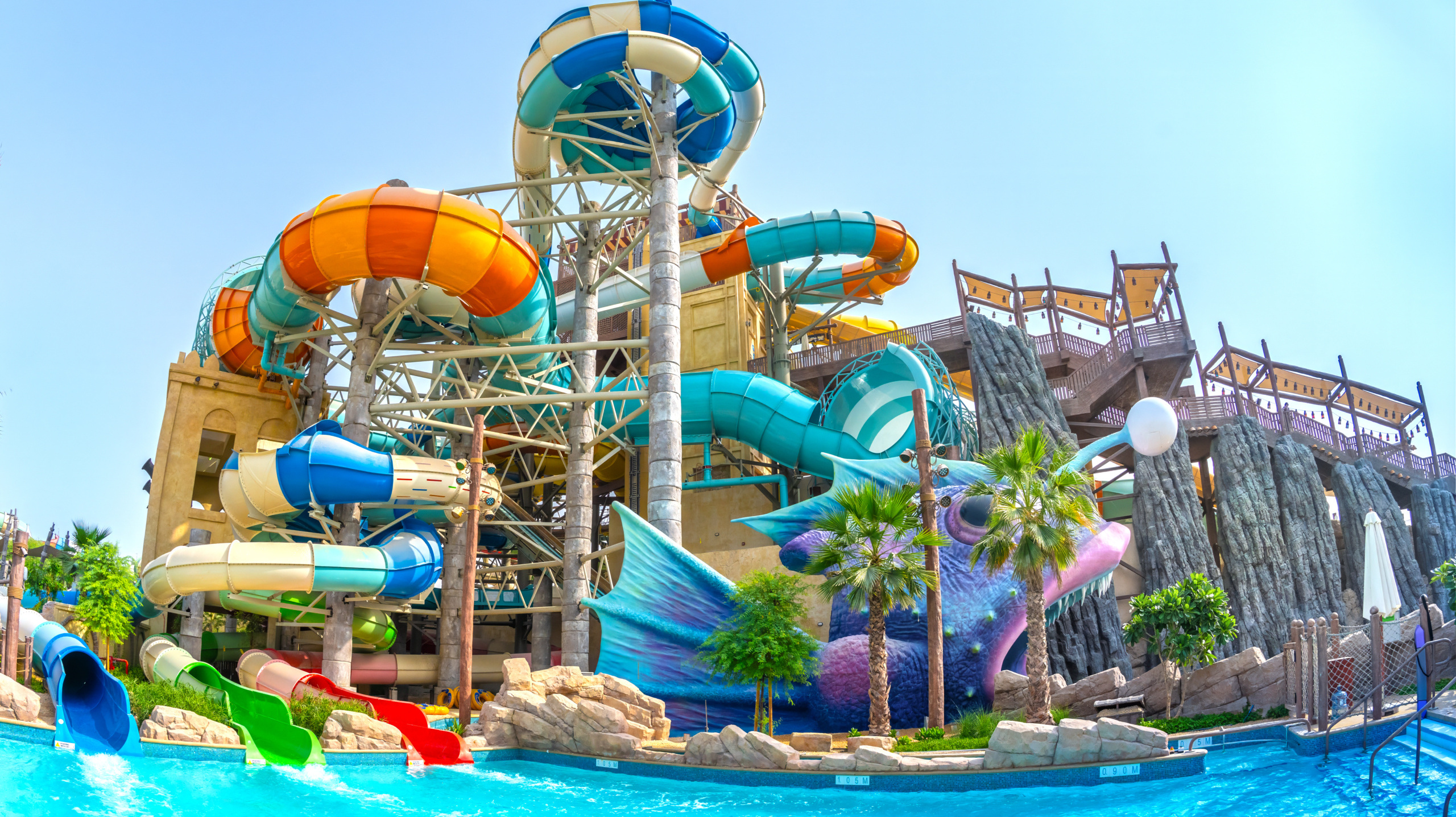 Slide Tower, Yas Waterworld, Abu Dhabi, UAE, Photo21