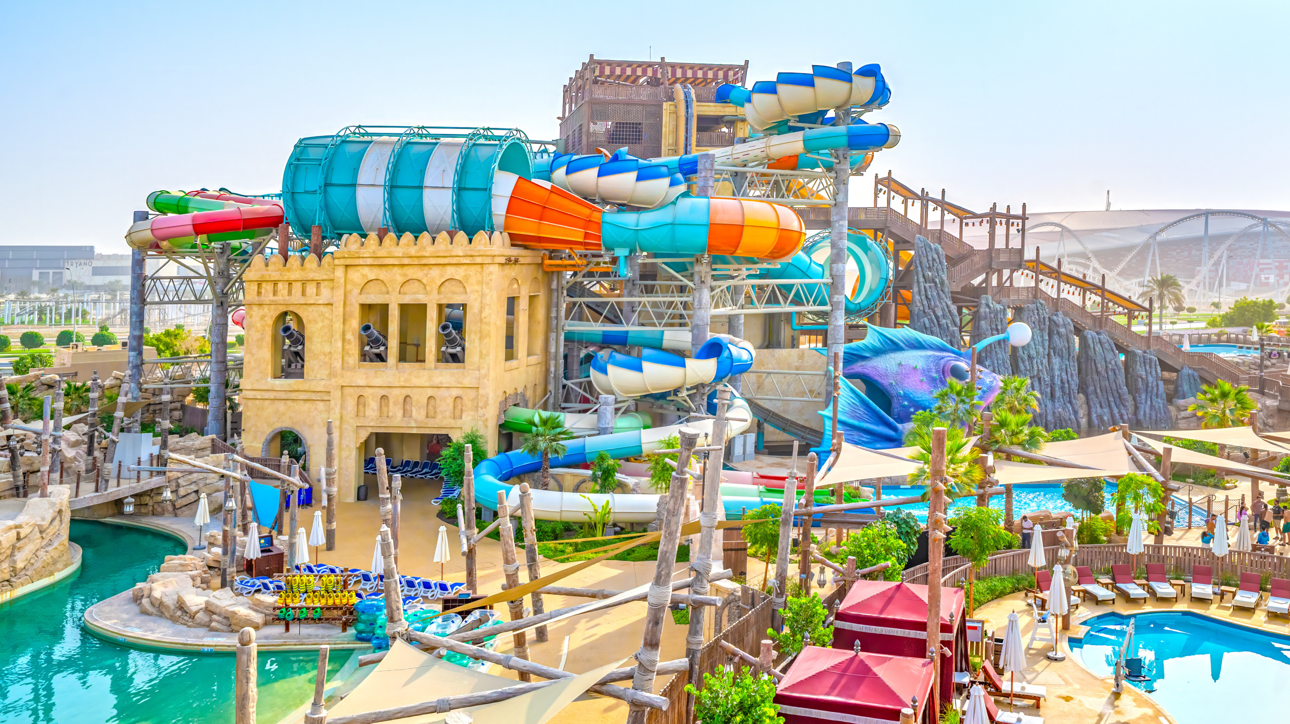 Overview, Yas Waterworld, Abu Dhabi, UAE, Photo18