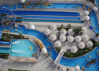 Water Slide Tower Laguna Water Park UAE