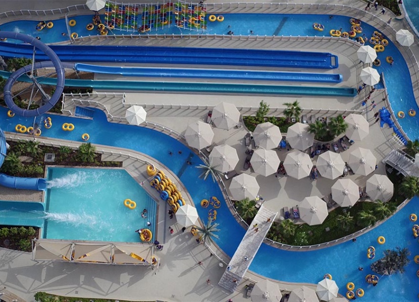 Water Slide Tower Laguna Water Park UAE
