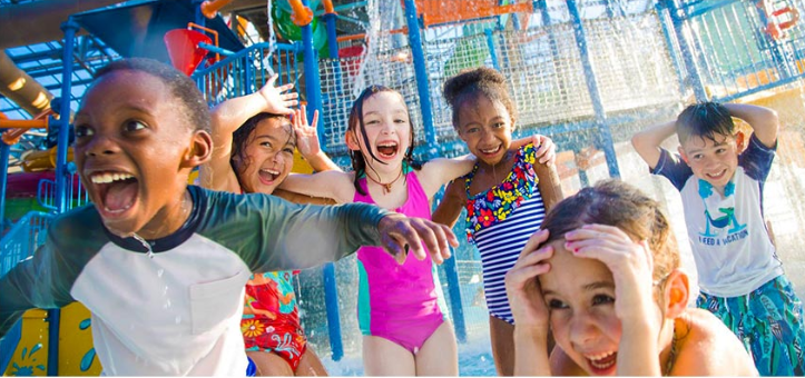 Kids having fun at an Aqua Play - WhiteWater West, the best Water Park designer and manufacturer